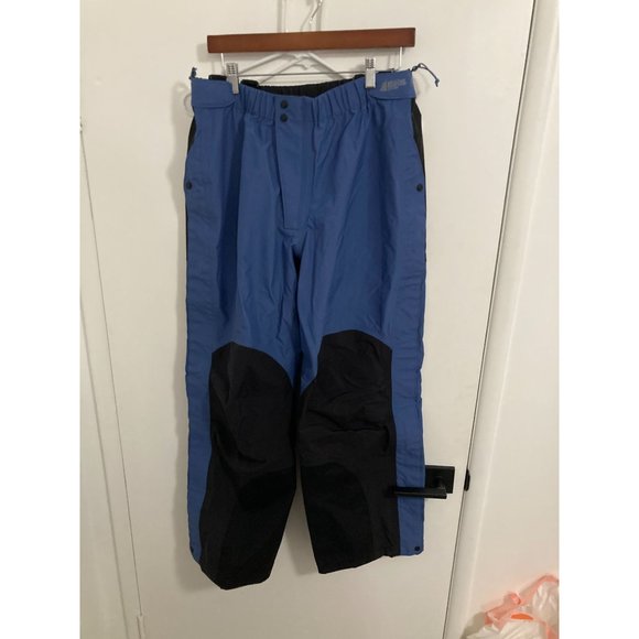 Mountain Equipment Co-Op Men's Vintage Gore-Tex Ski Pants, Blue/Black, Large - Picture 1 of 2